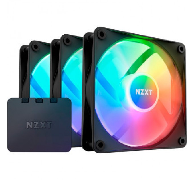 NZXT Кулер до корпусу NZXT F120RGB Core - 120mm Hub-mounted RGB Fan (RF-C12TF-B1)