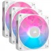 Corsair Кулер до корпусу Corsair iCUE Link RX120 RGB PWM White Triple Pack (CO-9051022-WW)