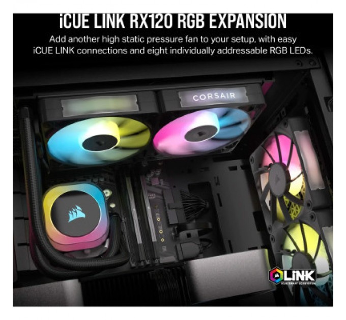 Corsair Кулер до корпусу Corsair iCUE Link RX140 RGB PWM (CO-9051019-WW)