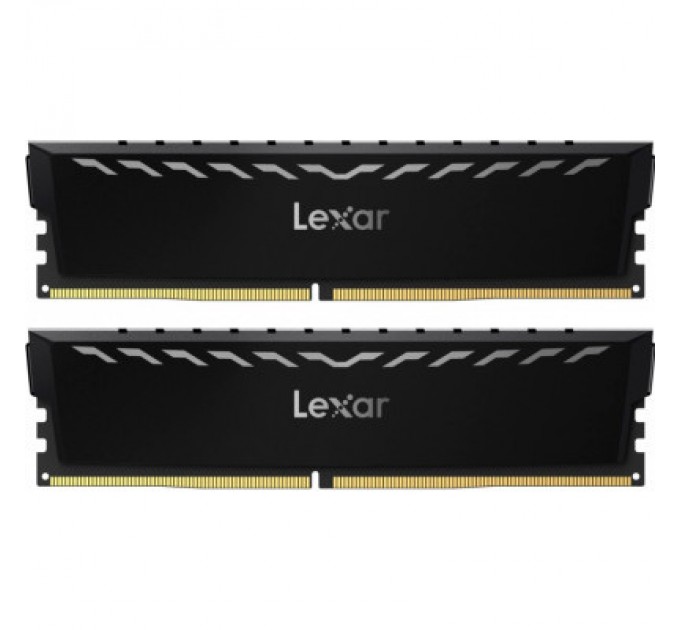 Lexar Модуль пам'яті для комп'ютера DDR4 16GB (2x8GB) 3600 MHz THOR Black Lexar (LD4U08G36C18LG-RGD)
