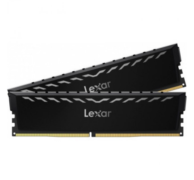 Lexar Модуль пам'яті для комп'ютера DDR4 32GB (2x16GB) 3600 MHz THOR Black Lexar (LD4U16G36C18LG-RGD)