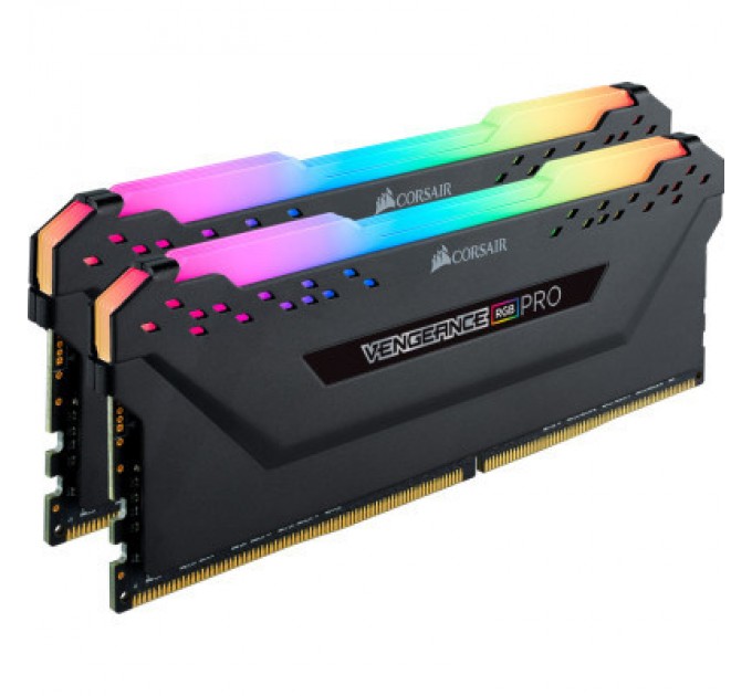 Corsair Модуль пам'яті для комп'ютера DDR4 64GB (2x32GB) 3600 MHz Vengeance RGB Pro Corsair (CMW64GX4M2D3600C18)