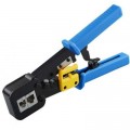 Merlion Інструмент Merlion RJ-45 (8P8C), RJ-12/11 (6P6C), 4P/6P/8P, з храповиком (EZ-RJ45)
