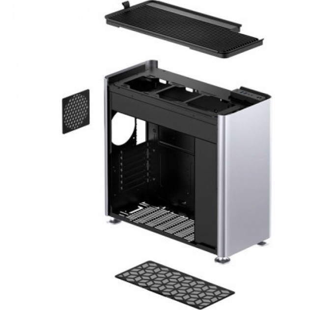 Jonsplus Корпус Jonsplus i400-A Aluminum Silver (i400-A Silver)