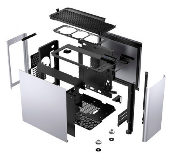 Jonsplus Корпус Jonsplus i400-A Aluminum Silver (i400-A Silver)