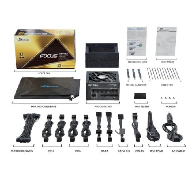 Seasonic Блок живлення Seasonic 750W FOCUS GX-750 (SSR-750FX3)