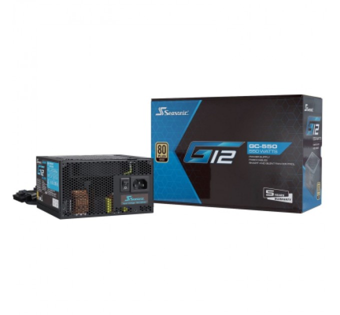 Seasonic Блок живлення Seasonic 550W G12 GC-550 GOLD (A551GCAFH)