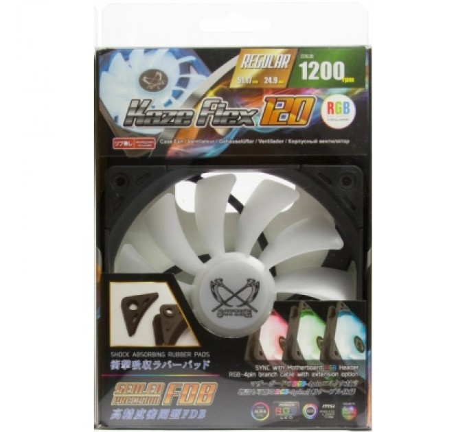 Scythe Кулер до корпусу Scythe Kaze Flex 120 RGB Fan (SU1225FD12MR-RH)