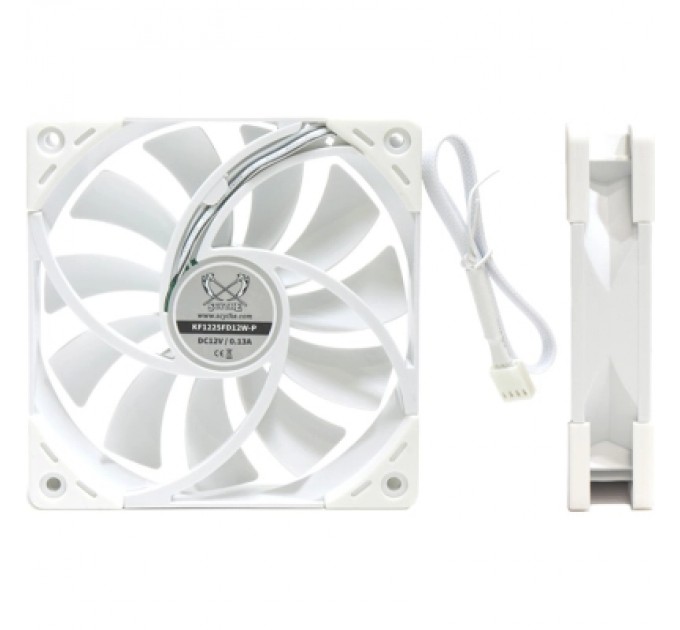 Scythe Кулер до корпусу Scythe Kaze Flex 120 White PWM (KF1225FD12W-P)