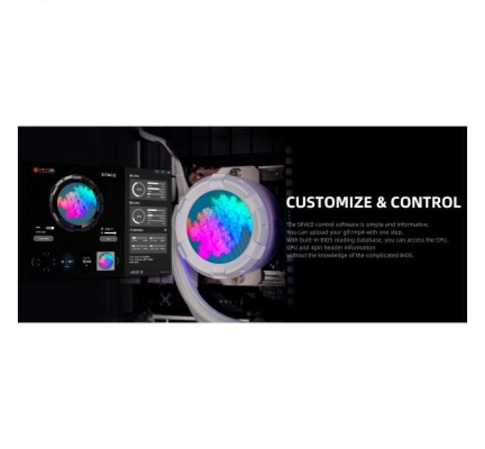 ID-Cooling Система рідинного охолодження ID-Cooling SL240 XE White