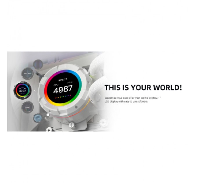 ID-Cooling Система рідинного охолодження ID-Cooling SL240 XE White