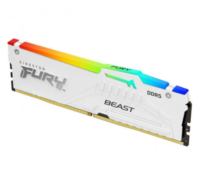 Kingston Fury (ex.HyperX) Модуль пам'яті для комп'ютера DDR5 32GB 6000 MHz Renegade White XMP Kingston Fury (ex.HyperX) (KF560C30BWA-32)