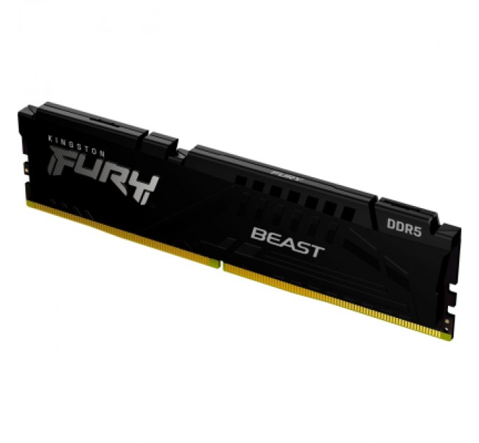 Kingston Fury (ex.HyperX) Модуль пам'яті для комп'ютера DDR5 16GB 6800 MHz Beast Black EXPO Kingston Fury (ex.HyperX) (KF568C34BBE-16)