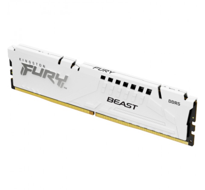 Kingston Fury (ex.HyperX) Модуль пам'яті для комп'ютера DDR5 16GB 6800 MHz Beast White EXPO Kingston Fury (ex.HyperX) (KF568C34BWE-16)