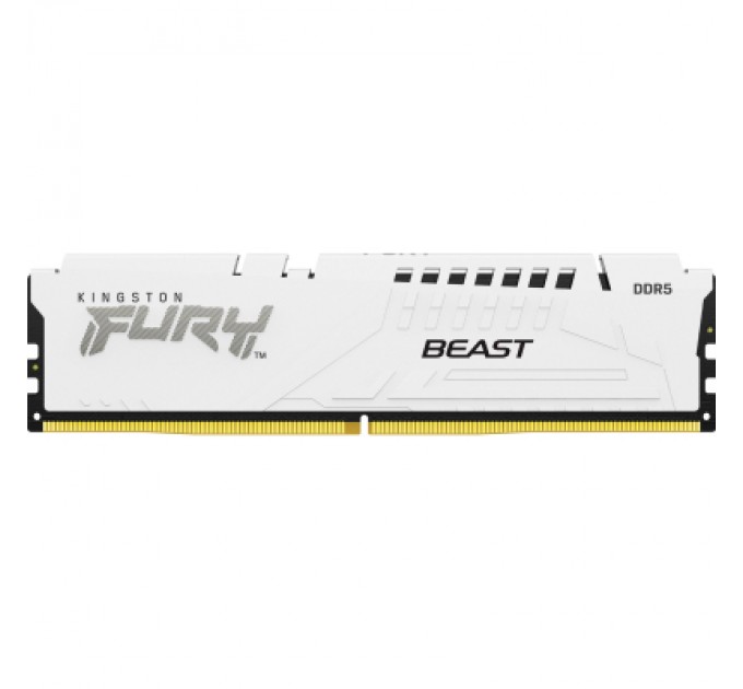 Kingston Fury (ex.HyperX) Модуль пам'яті для комп'ютера DDR5 16GB 6800 MHz Beast White EXPO Kingston Fury (ex.HyperX) (KF568C34BWE-16)