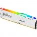 Kingston Fury (ex.HyperX) Модуль пам'яті для комп'ютера DDR5 16GB 6800 MHz Beast White RGB XMP Kingston Fury (ex.HyperX) (KF568C34BWA-16)