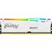 Kingston Fury (ex.HyperX) Модуль пам'яті для комп'ютера DDR5 16GB 6800 MHz Beast White RGB XMP Kingston Fury (ex.HyperX) (KF568C34BWA-16)