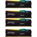Kingston Fury (ex.HyperX) Модуль пам'яті для комп'ютера DDR5 128GB (4x32GB) 5600 MHz Beast RGB XMP Kingston Fury (ex.HyperX) (KF556C40BBAK4-128)