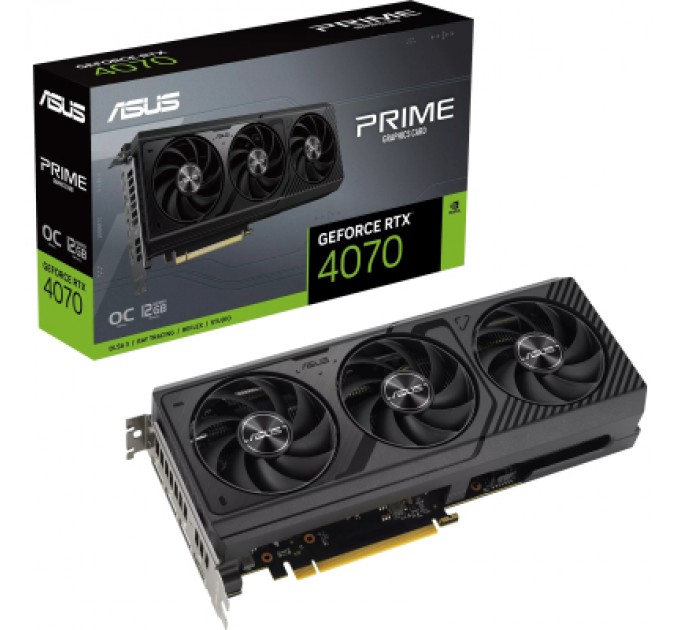ASUS Відеокарта ASUS GeForce RTX4070 12Gb PRIME OC (PRIME-RTX4070-O12G)