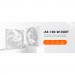 ID-Cooling Кулер до корпусу ID-Cooling Вентилятор ID-Cooling AS-140-W Duet White (AS-140-W DUET)