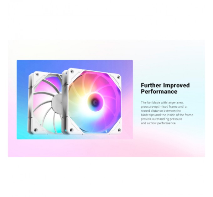 ID-Cooling Кулер до корпусу ID-Cooling Вентилятор ID-Cooling TF-12025-Pro ARGB White (TF-12025-PRO-ARGB-WHITE)