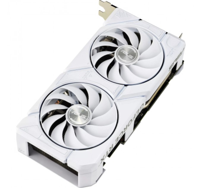 ASUS Відеокарта ASUS GeForce RTX4070 SUPER 12Gb DUAL OC WHITE EVO (DUAL-RTX4070S-O12G-EVO-WHITE)