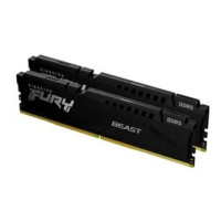 Модуль пам'яті для комп'ютера DDR5 64GB (2x32GB) 6000 MHz Beast Black EXPO Kingston Fury (ex.HyperX) (KF560C36BBEK2-64)