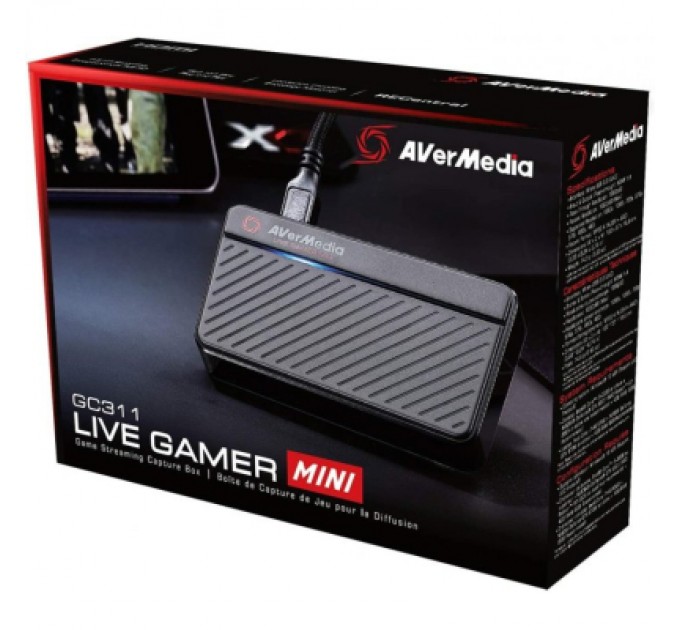AVerMedia Пристрій захоплення відео AVerMedia GC311 MINI, 1080p60(pass-trought), 1080p60(record) (61GC3110A0AB)