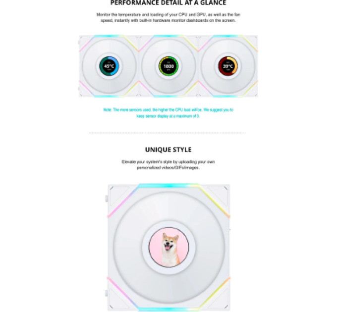 Lian Li Кулер до корпусу Lian Li Reverse TL LCD 140-1, Black (G99.14RTLLCD1B.00)