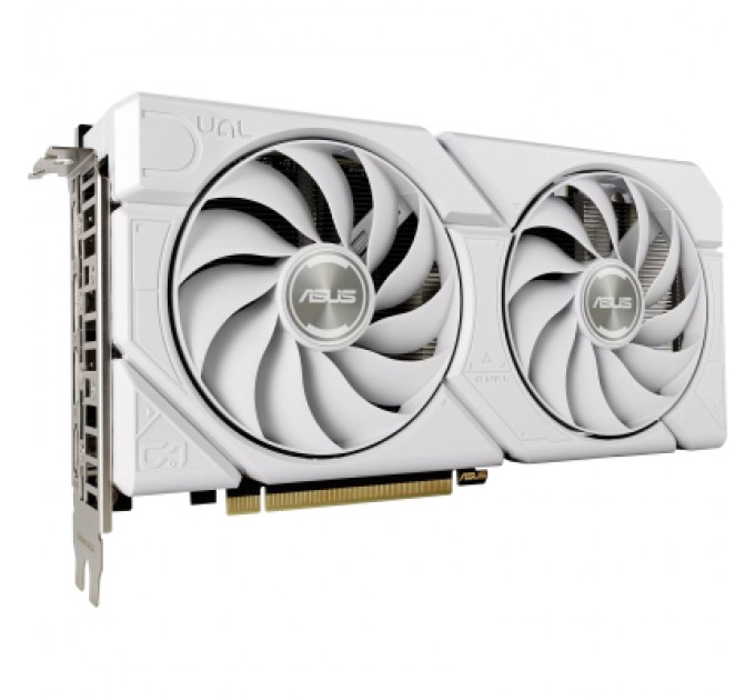 ASUS Відеокарта ASUS GeForce RTX4060 8Gb DUAL OC WHITE EVO (DUAL-RTX4060-O8G-EVO-WHITE)