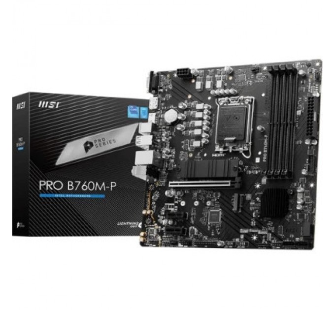 MSI Материнська плата MSI PRO B760M-P