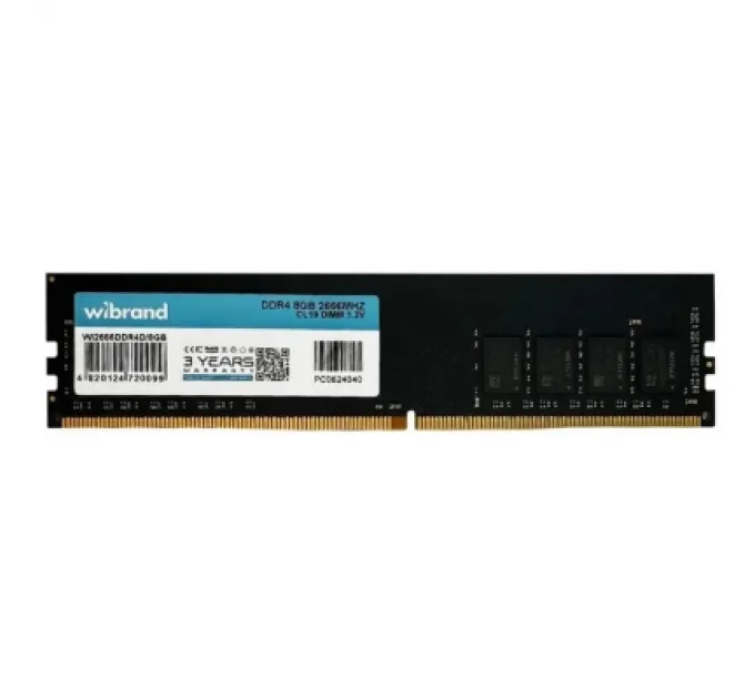 Wibrand Модуль пам'яті для комп'ютера DDR4 8GB 2666 MHz Wibrand (WI2666DDR4D/8GB)