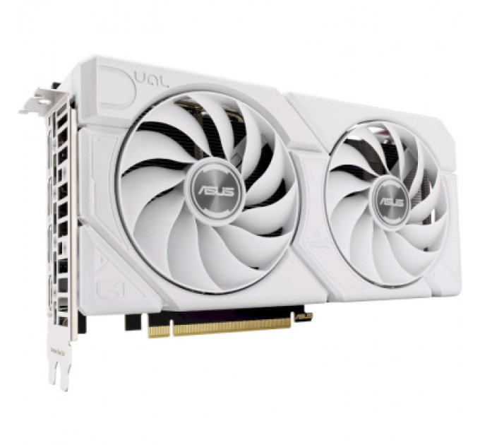 ASUS Відеокарта ASUS GeForce RTX4060Ti 8Gb DUAL OC EVO WHITE (DUAL-RTX4060TI-O8G-EVO-WHITE)