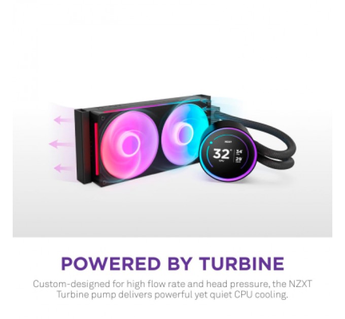 NZXT Система рідинного охолодження NZXT Kraken Elite RGB 280mm AIO (RL-KR28E-B2)