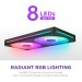 NZXT Кулер до корпусу NZXT F280 RGB Core Fan (Single Frame) - Black (RF-U28HF-B1)
