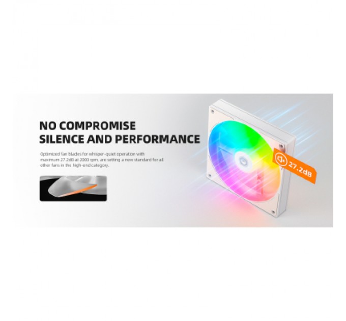 ID-Cooling Кулер до корпусу ID-Cooling AS-120-ARGB-W TRIO