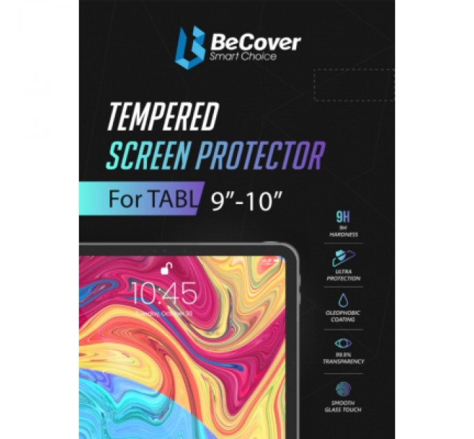 BeCover Скло захисне BeCover Samsung Tab S7 FE 12.4 SM-T730/SM-T735/S8 Plus 5G SM-X800/SM-X806/S9 FE Plus SM-X610/SM-X616B (706652)