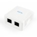 Cablexpert Комп'ютерна розетка Cablexpert RJ45x2 UTP, cat.5e (NCAC-2U5E-01)