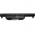 ASUS Акумулятор до ноутбука ASUS A32-K55, 5200mAh (56wh), 6cell, 10.8V, Li-ion, черная, (A47387)