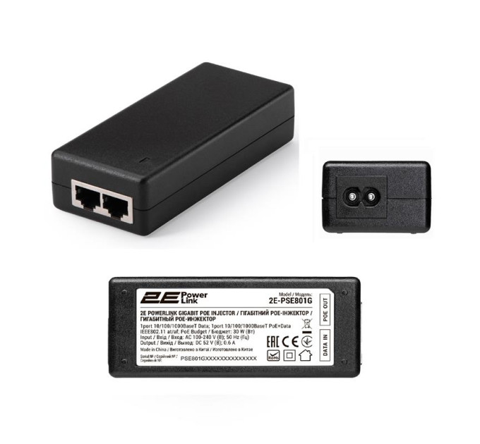 2E Адаптер PoE 2E 2E-PSE801