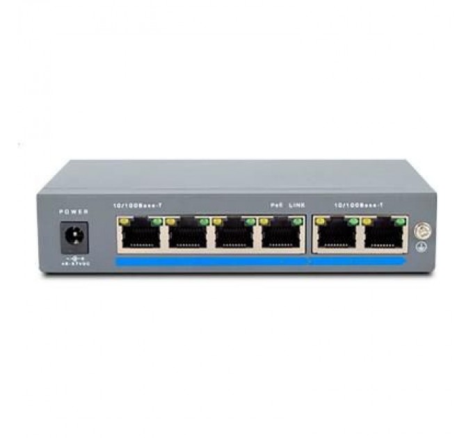 Atis Комутатор мережевий Atis PoE-1006-4P/250m