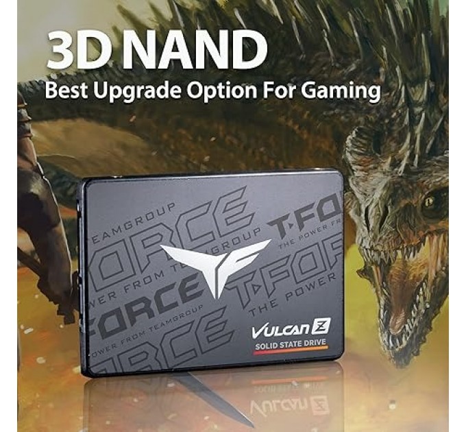 Team Накопитель SSD  512GB Team Vulcan Z 2.5" SATAIII 3D TLC (T253TZ512G0C101)