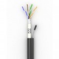 OK-Net Кабель мережевий OK-Net SFTP 305м cat.5e зовнішній, трос (SF/UTP-cat.5E) (КППЭОт-ВП (100) 4*2*0,51)