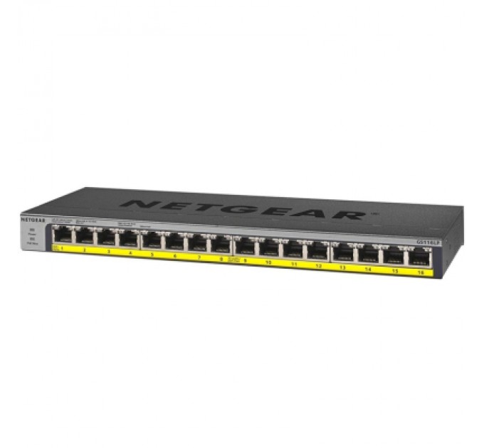 Netgear Комутатор мережевий Netgear GS116LP-100EUS