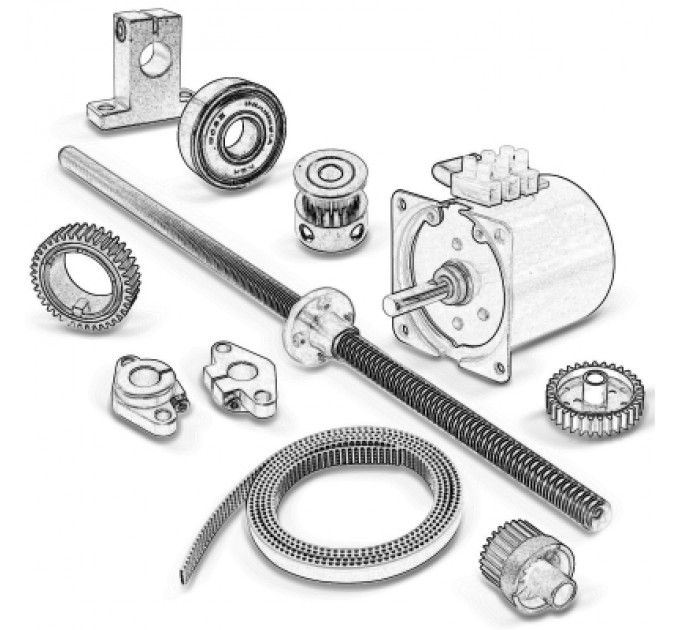 HP Втулка вала гумового HP LJ Pro M102/104/106/130/132/134 (BSH-M106-LR-OEM)