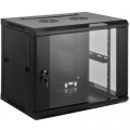 Kingda Шафа настінна Kingda 6U 19" 600x600 RAL9004 (KD-007-6606)