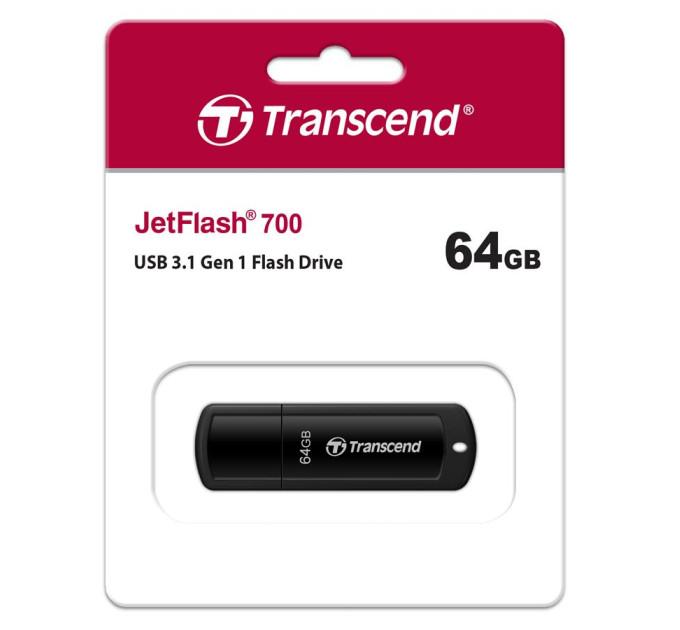 Transcend USB флеш накопичувач Transcend 64Gb JetFlash 700 (TS64GJF700)