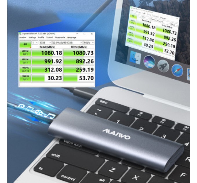 Maiwo Кишеня зовнішня Maiwo M.2 SSD (K1689)