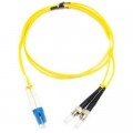 Eserver Оптичний патчкорд ST/UPC-LC/UPS Singlemode Duplex 1m Eserver (ES-ST-LC/UPC-1-SM-D)