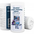 Gembird Серветки Gembird Alcohol screen cleaning wipes, 100 pcs (CK-AWW100-01)